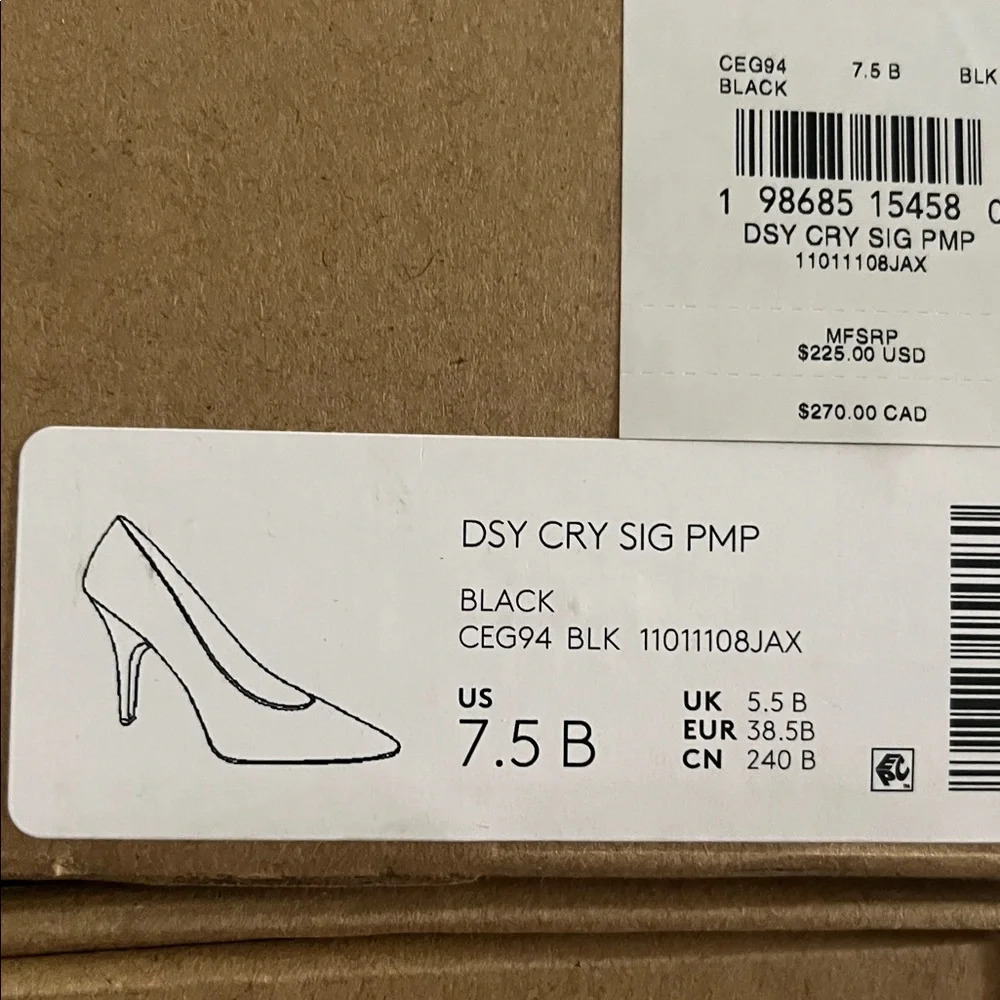 Coach Womens Daisy Pump in Crystal Signature Jacquard - Picture 7 of 7